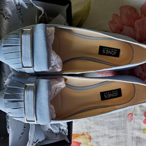 Jones New York Steff Kid Suede flats/loafers - Picture 9 of 13